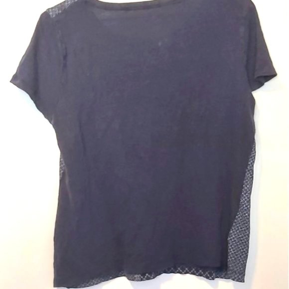 TALBOTS | Women's Top Blue White Size Large - Picture 2 of 4